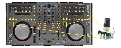 Pioneer Ddj-t1 Ddjt1 Potenciometro Rotativo Encoder Autoloop - 2