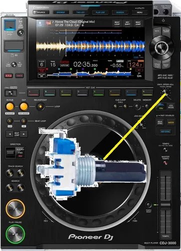 Pioneer Cdj-3000 Potenciometro Control Vinyl Speed Adjust - 2