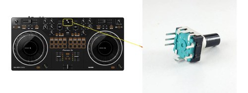Pioneer Ddj-rev1 Potenciometro Encoder Rotativo Para Browse - 2