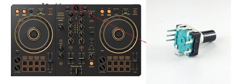 Pioneer Ddj-flx4n Potenciometro Encoder Rotativo P Browse - 2