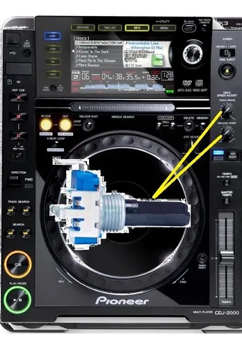 Pioneer Cdj2000 Potenciometro Release/start O Touch/brake - 2