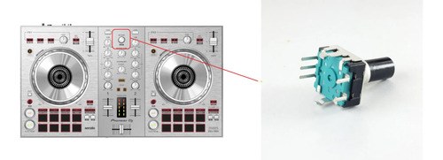 Pioneer Ddj-sb3s Potenciometro Encoder Rotativo Para Browse - 2