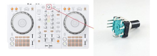 Pioneer Ddj-flx4w Potenciometro Encoder Rotativo P Browse - 2