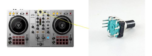 Pioneer Ddj-400s Potenciometro Encoder Push Enter P Browse - 2
