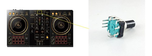 Pioneer Ddj-400n Potenciometro Encoder Push Enter P Browse - 2