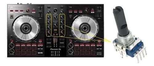 Pioneer Ddj-sb3 Potenciometro Rotativo Hi Mid Low Filter - 2