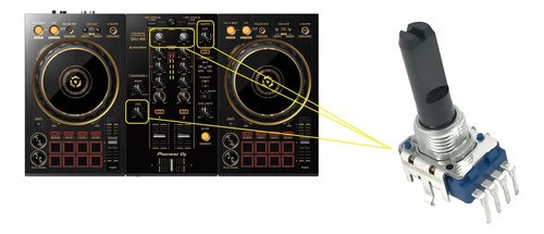 Pioneer Ddj400n Potenciometro Rotativo Master Headphone Trim - 2