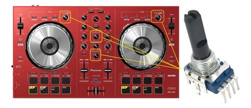 Pioneer Ddj-sbr Potenciometro Master Headphones Beats Level - 2