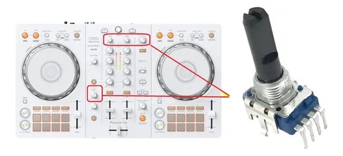 Pioneer Ddjflx4w Potenciometro Master Trim Headphone Mixing - 2