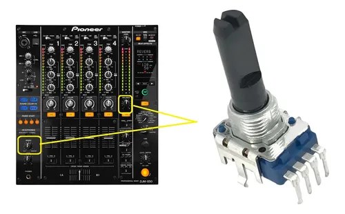 Pioneer Djm850k Potenciometro Master Balance O Headphone Mix - 2