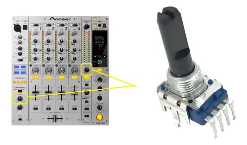 Pioneer Djm850s Potenciometro Master Balance O Headphone Mix - 2