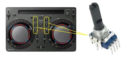Pioneer Ddj-wego4k Potenciometro Rotativo Hi O Low O Filter - 2