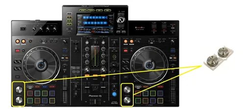 Pioneer Xdj-rx2 Teclado Play Pausa Cue Izquierdo O Derecho - 2