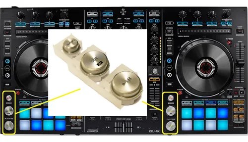 Pioneer Ddjrx Teclado Play Pausa Cue Sync Derecho O Izquierd - 2