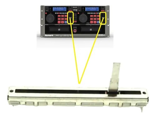 Numark Cdn88 Potenciometro Pitch Tempo Fader Upgrade Reempla - 2