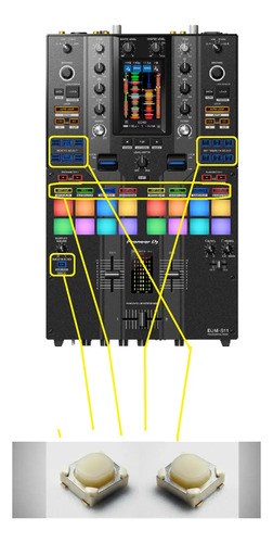 Pioneer Djm-s11se Switch Pulsador Funciones Leer Descripcion - 2