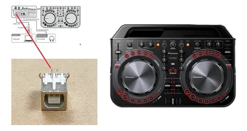 Pioneer Ddj Wego2k Ddj-wego2k Ficha Conector Usb Hembra El De La Imagen - 2
