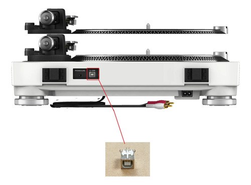 Pioneer Plx 500w Plx-500w Plx500w Ficha Conector Usb Hembra El De La Imagen - 2