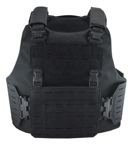 Chaleco Táctico Molle Laser Cut Boer Spartan Negro L - 2