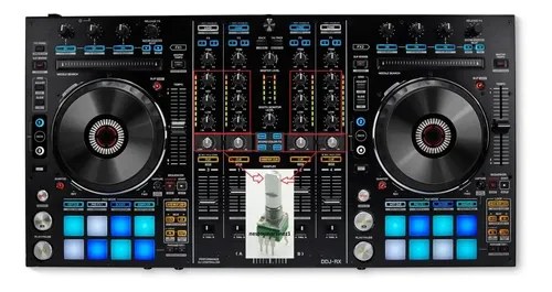 Ddjsxw Pioneer Potenciometro Original P Eq Hi Mid Low Filter - 8