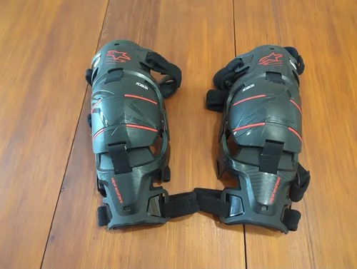 Rodilleras Alpinestars Rk-1 Plasma Off Road (usadas) Negro/rojo P/m