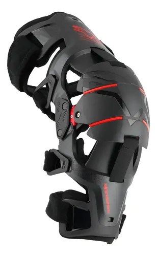 Rodillera Alpinestars Rk 1 Plasma Off Road, Color Negro/rojo, Talla S/m P/m