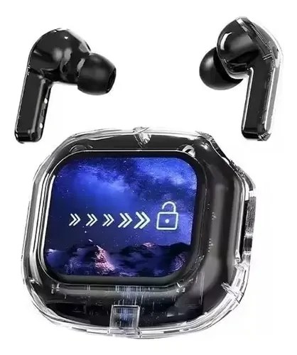 Auriculares Air Max Con Pantalla Vip - Claridad Negro