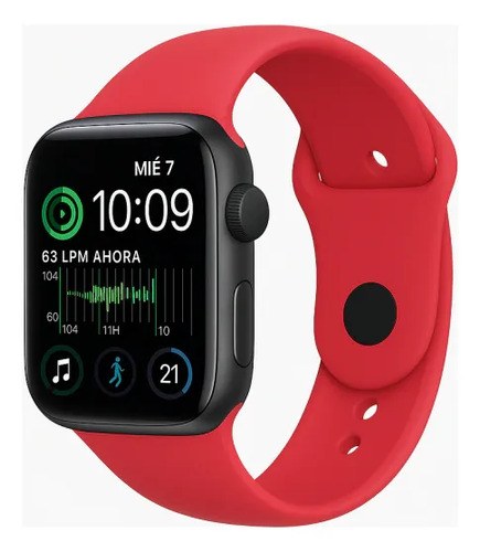 Smartwatch T500 Negro Sport Rojo