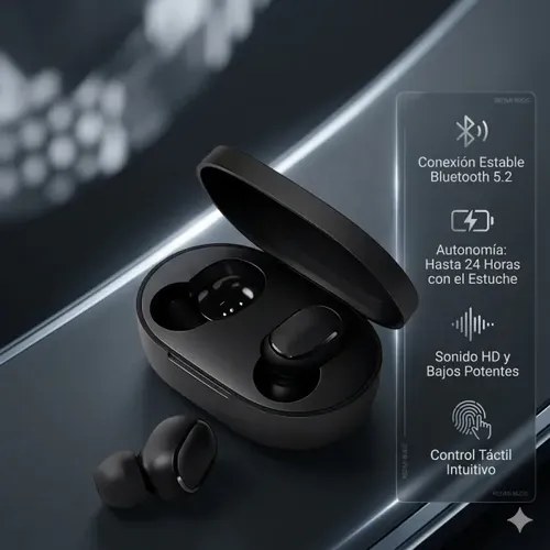 Auriculares In Ear Inalambricos Uni 6s Rosa - 3