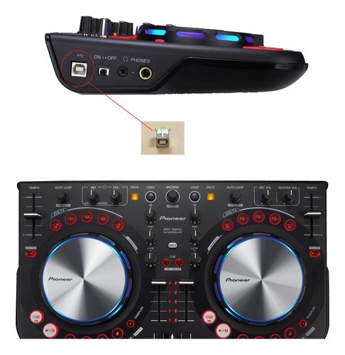 Pioneer Ddj Xdj Djm Cdj Djs Ficha Hembra Usb Tipo B Remplaz El De La Imagen - 7