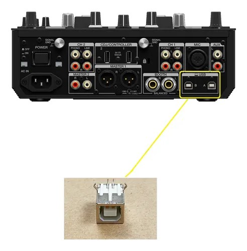 Pioneer Ddj Xdj Djm Cdj Djs Ficha Hembra Usb Tipo B Remplaz El De La Imagen - 8
