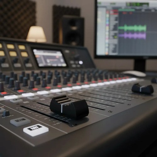 Perilla Knob Negro P Consola D Sonido Mixer Soundcraft Folio Negro Con Linea Blanca - 9