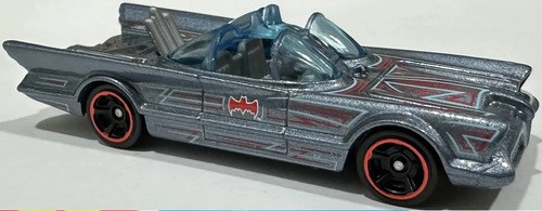 Batimovil Hot Wheels Tv Serie Batman Batmobile Coleccion 3/5 Gris - 6