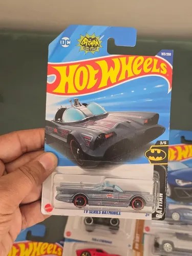 Batimovil Hot Wheels Tv Serie Batman Batmobile Coleccion 3/5 Gris - 7