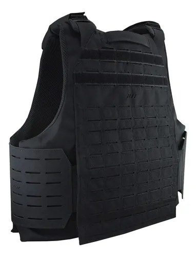 Chaleco Táctico Molle Laser Cut Boer Spartan Negro L - 6