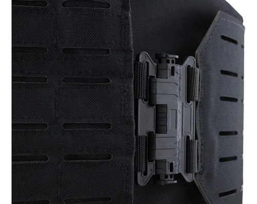 Chaleco Táctico Molle Laser Cut Boer Spartan Negro L - 7
