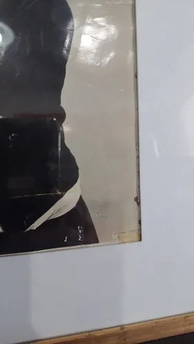 Cuadro Fotografia Orig De Elvis Presley, 33 X 24 Cm Negro/blanco Blanco - 5