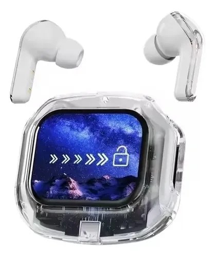 Auriculares Air Max Con Pantalla Vip - Claridad Blanco