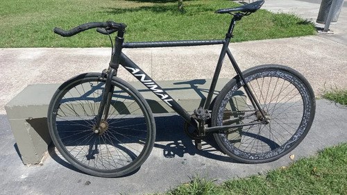 Bicicleta Rodado 28 Configurable Fixie+singleshift Animal Negro L