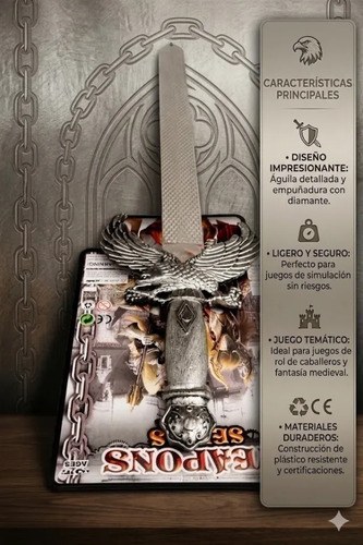 Espada Mistica Bronce/plata - 4