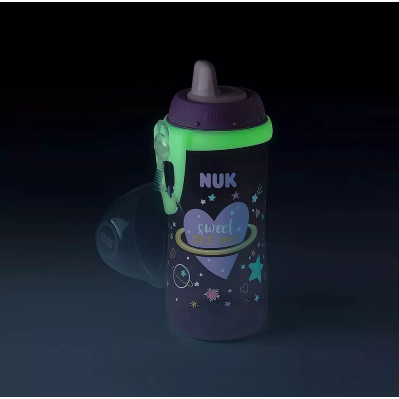 Vaso Nuk Pico Rigido Kiddy Cup Night Luminoso +12meses 300ml - 3