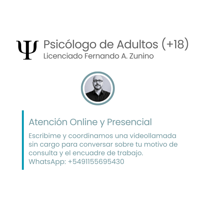 Psicólogo de Adultos (+18) CABA