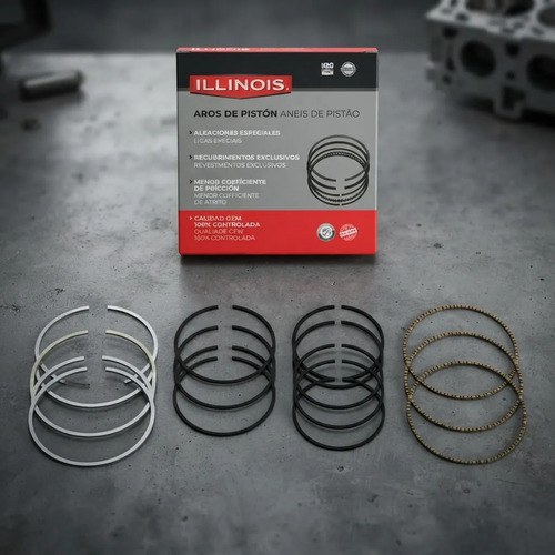 Aros De Piston Hidraulico Std Corsa Classic Celta Agile 1.4