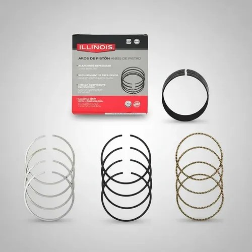 Juego Aros Para Vw Gol Trend Suran Fox 1.6 8v Semihidraulico - 6