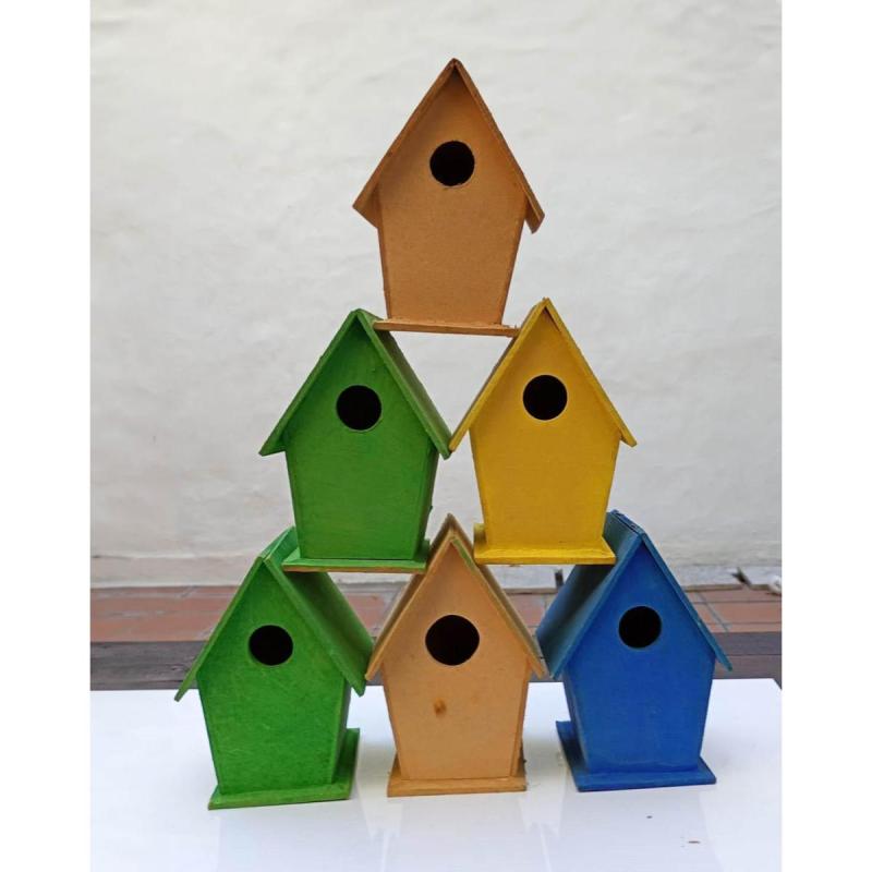12 Casitas En Mdf