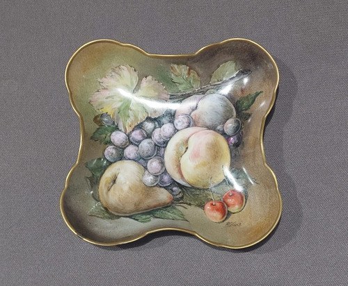 Centro Mesa Porcelana Meissen Pint Mano Firm Consultar Stock