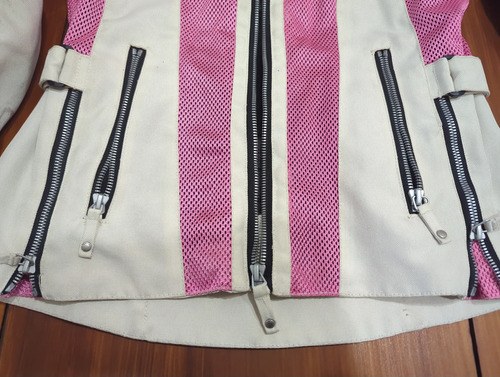Campera Moto Reforzada Spidi Summernet (usada) Rosa Chicle S-m - 6