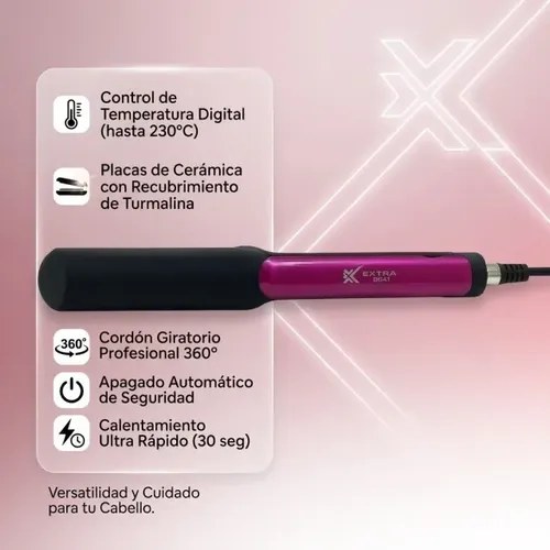 Plancha De Pelo 870 Rojo - 3