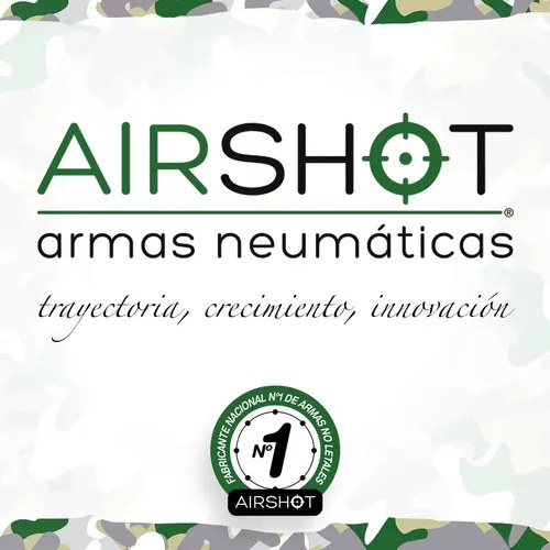 Escopeta Disuasiva Airshot D940n Postas De Goma Autodefensa Negro 17.5 Mm - 7