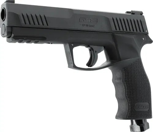 Pistola Tactical Umarex Co2 T4e Tp50 Disuasiva Cal .50 Kit Calibre 50 Mm Color Negro - 3